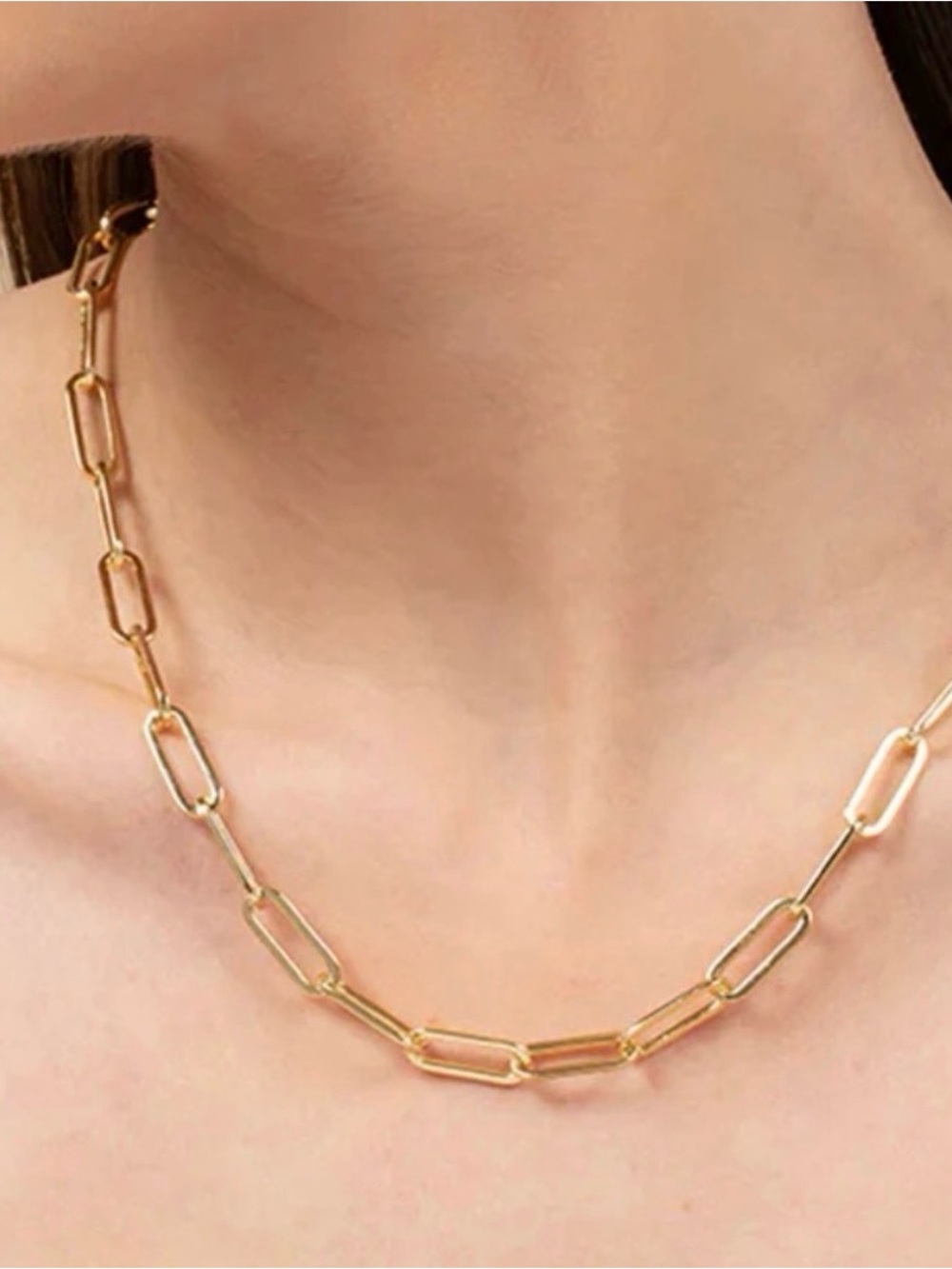 Uncommon James Gold Paperclip Link Necklace
